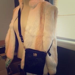 Used coach crossbody black style #44384